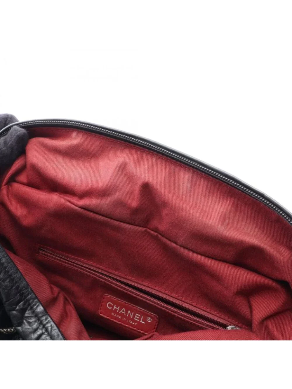 Chanel Boston Bag Coco Rider Black Calfskin